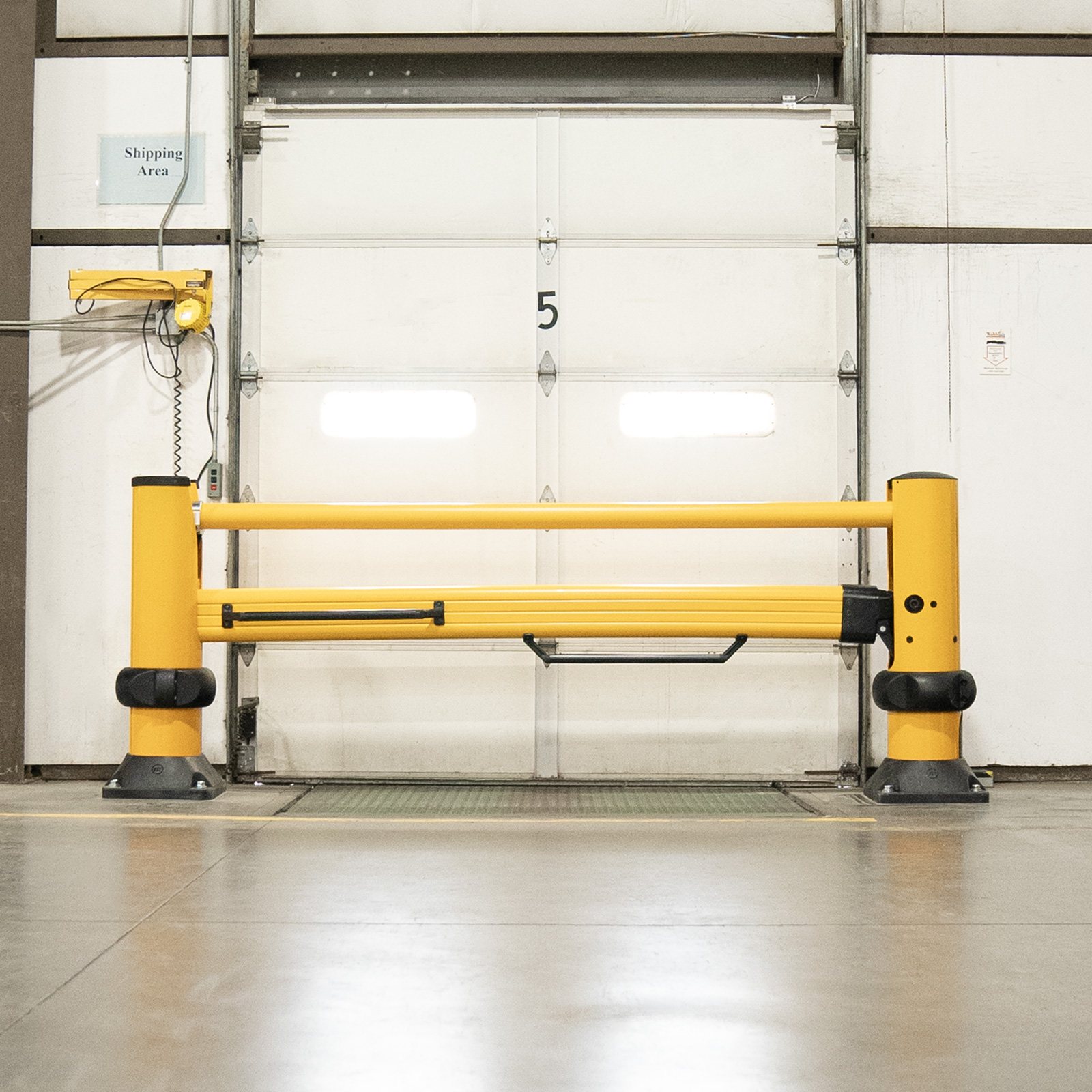 SafeStop ForkLift Gate in Warehouse