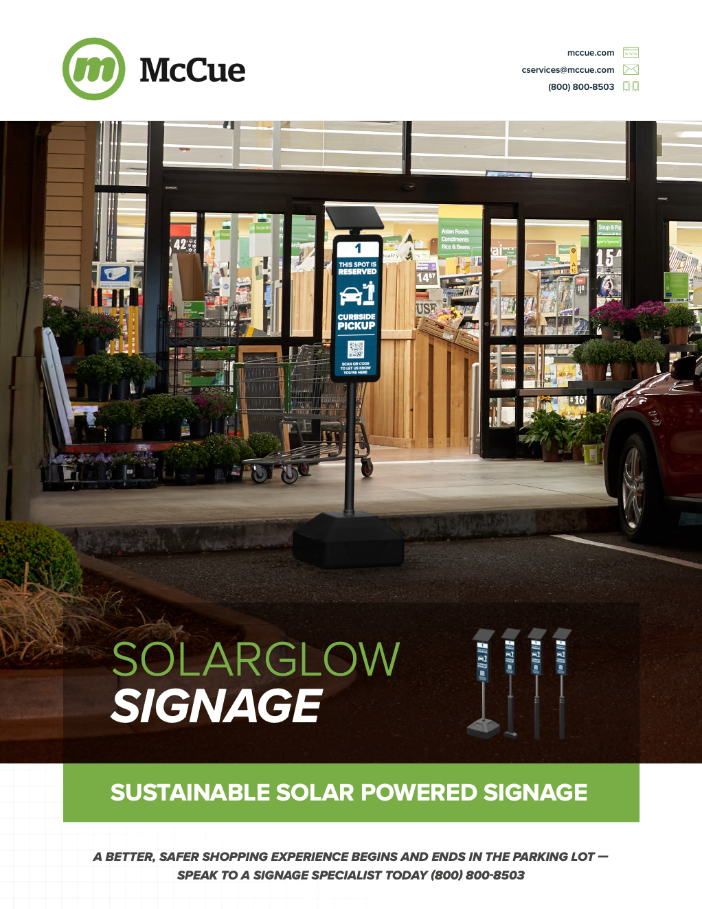 SolarGlow Signage Product Sheet